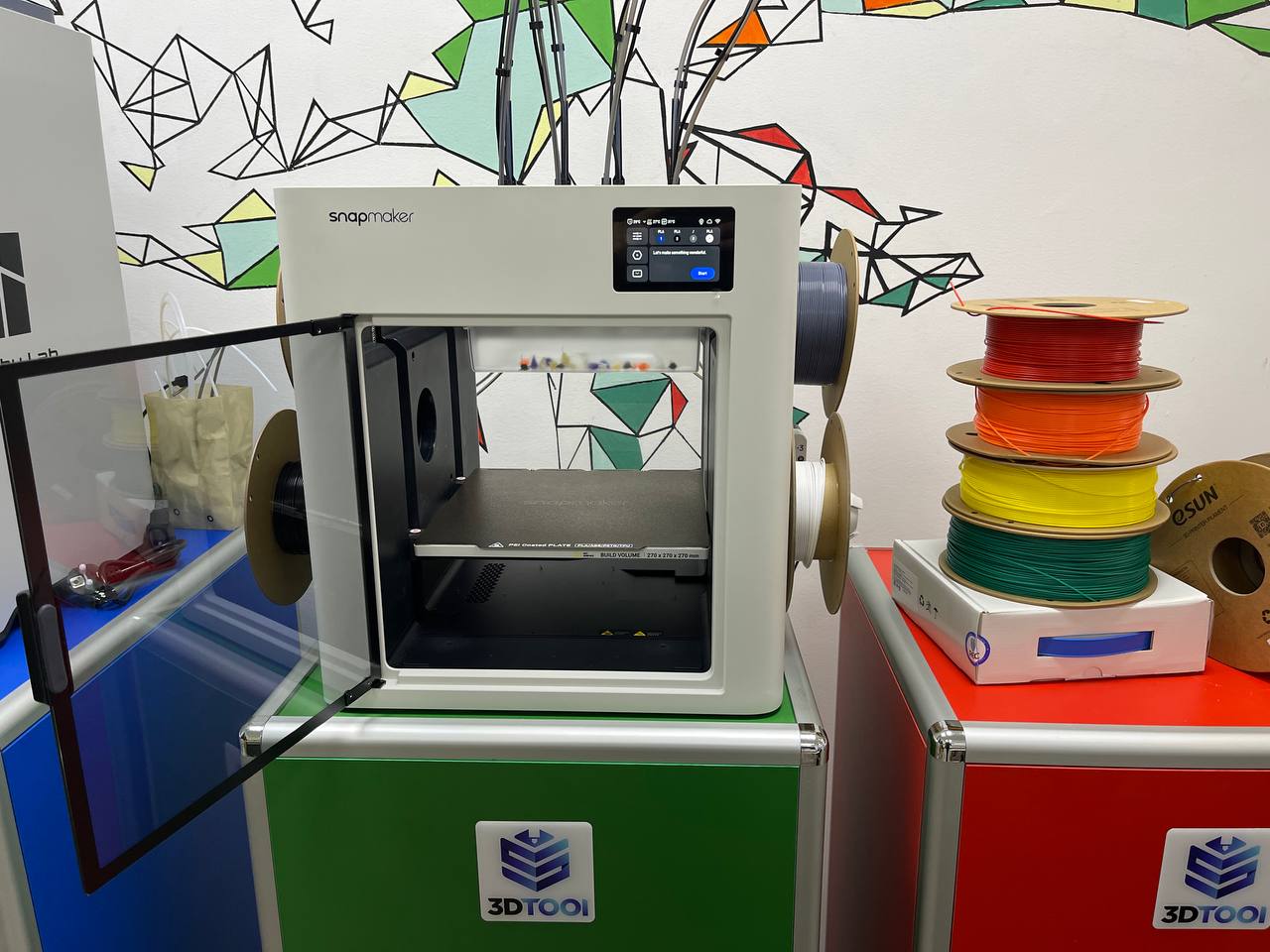 Фото Цветной 3D принтер Snapmaker U1 (4 экструдера)
